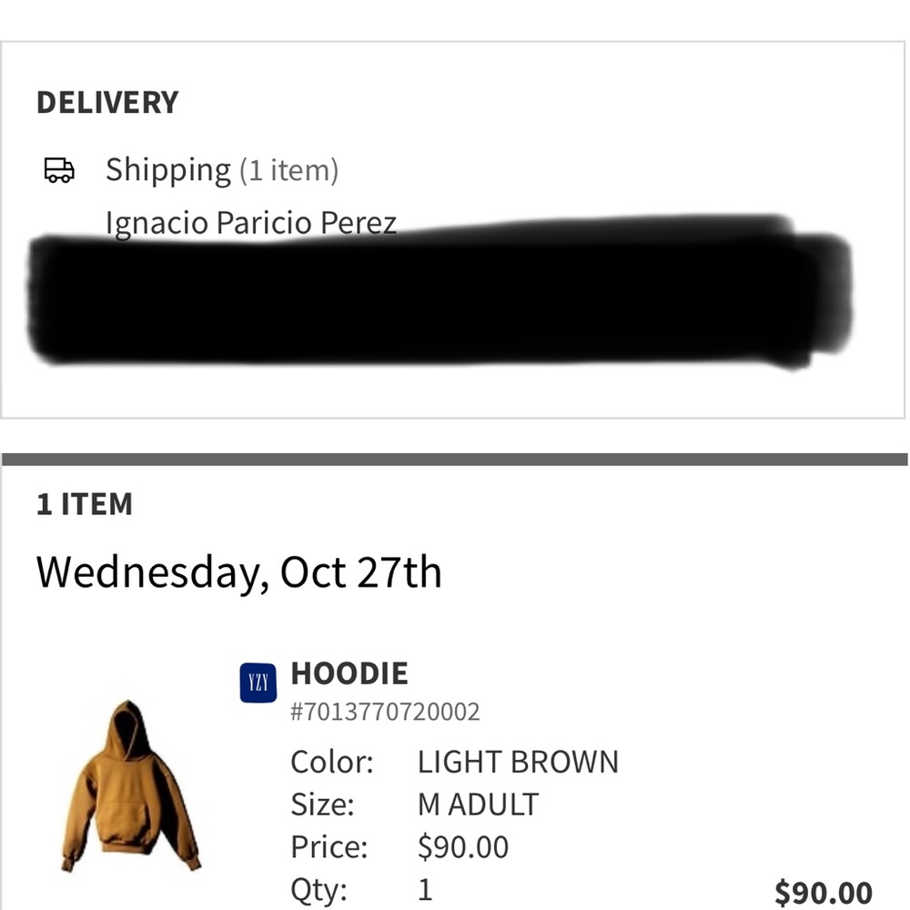 Yeezy x Gap light brown hoodie size Medium. Brand new with tag. - Picture 4 of 8
